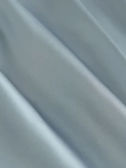 Avondblauw - Lange satijnen Maxi-jurk met watervalhals voor bruiloftsgasten*Next Hot