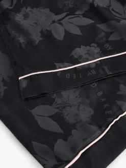 Black Jacquard Floral Cami Pyjamas*B by Ted Baker Clearance