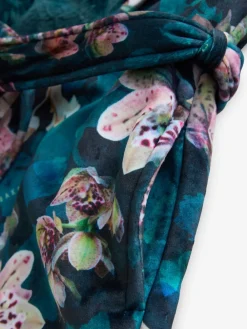 Blauwgroene knusse bloemenbadjas*B by Ted Baker Hot