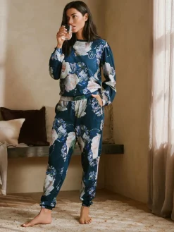 Blue Floral Twosie Pyjamas*B by Ted Baker New