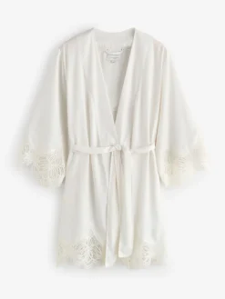 Ecru Satin Lace Bridal Robe*B by Ted Baker Best