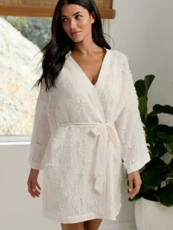 Feather Ivory Bridal Robe*B by Ted Baker Best