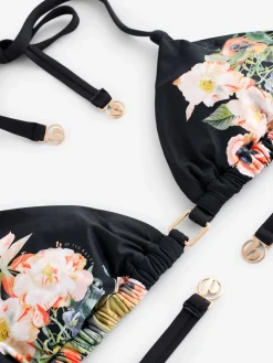 Koi Triangle Black Bikini Top*B by Ted Baker Clearance