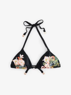 Koi Triangle Black Bikini Top*B by Ted Baker Clearance