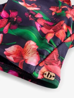 Navy Floral Halterneck Bandeau Bikini Top*B by Ted Baker Sale