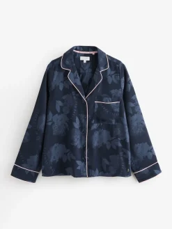 Navy Jacquard Button Through Pyjamas*B by Ted Baker Outlet