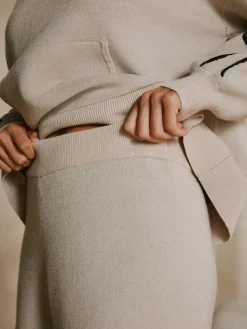 Oatmeal Bow Knitted Wide Leg Trousers*B by Ted Baker Hot