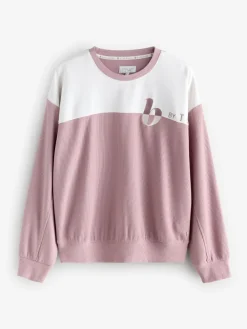 Pink Ottoman Rib Lounge Top*B by Ted Baker Discount