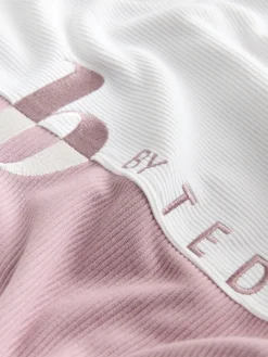 Pink Ottoman Rib Lounge Top*B by Ted Baker Discount