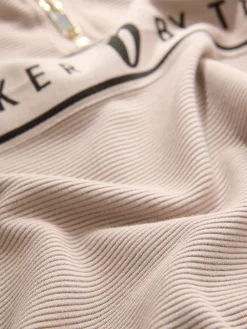 roze geribbelde loungetop met kwartrits*B by Ted Baker Outlet