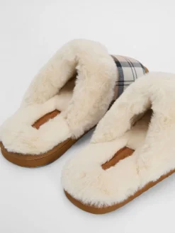 Claudia Tartan Mule Slippers*Barbour Best