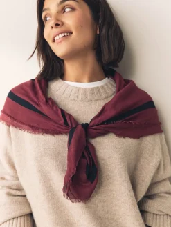 Berry Red N Swirl - Square Lightweight Scarf*Next Best