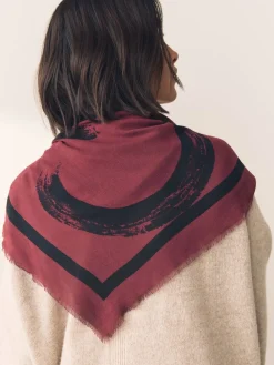 Berry Red N Swirl - Square Lightweight Scarf*Next Best