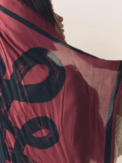 Berry Red N Swirl - Square Lightweight Scarf*Next Best
