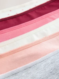 Bessenkleur/roze - Set van 7 slips met hoog katoengehalte*Next Best