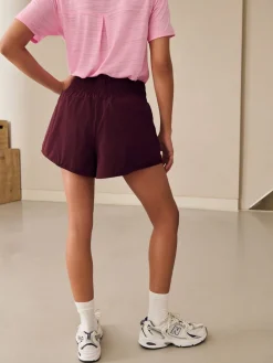 Bessenrood - Active Sports geweven hardloopshorts*Next