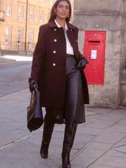 Bessenrood - - Militaire jas*Love & Roses