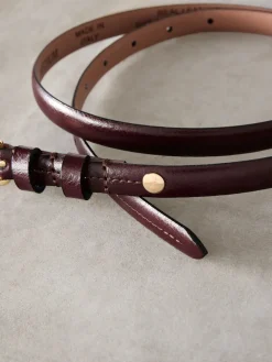 - N. Premium skinny Made In Italy leren riem*Next Online