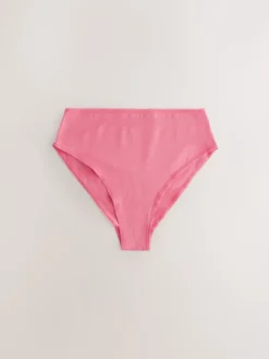 Bessenroze - Set van 5 slips met hoog katoengehalte*Next New