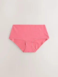 Bessenroze - Set van 5 slips met hoog katoengehalte*Next New