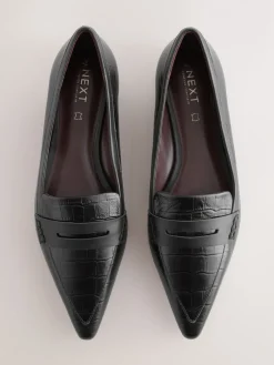 - Forever Comfort® Premium Leather Pointed Toe Loafers*Next