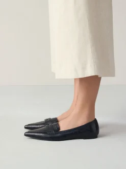 - Forever Comfort® Premium Leather Pointed Toe Loafers*Next