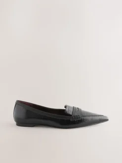 - Forever Comfort® Premium Leather Pointed Toe Loafers*Next