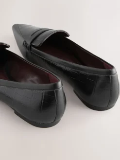 - Forever Comfort® Premium Leather Pointed Toe Loafers*Next