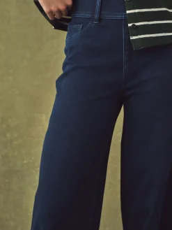 - Jersey denim broek met wijde pijpen 2 set*Next New