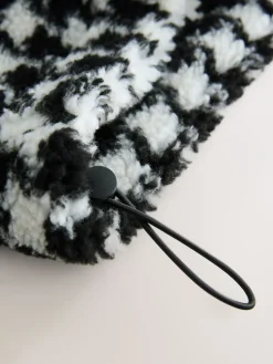 - Jacquard Teddy Borg Quarter Zip Fleece Sweatshirt*Next Discount