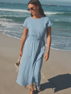 - 100% katoenen zomer midi overhemdjurk*Next Hot