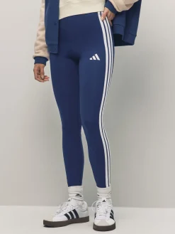 Blauw - Essentials katoenen legging met 3 strepen*adidas Sale