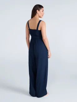 - Womens Becca Linen Jumpsuit*Animal Clearance