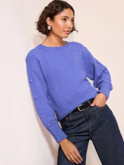 - Button Sleeve Detail Jumper*Friends Like These Sale