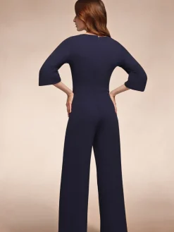 - Ruched Jumpsuit with Sleeves*Hot Squash Discount
