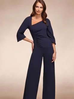 - Ruched Jumpsuit with Sleeves*Hot Squash Discount