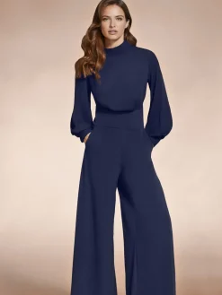 - HotSquash jumpsuit met wijde pijpen en blousonmouwen*Hot Squash Sale