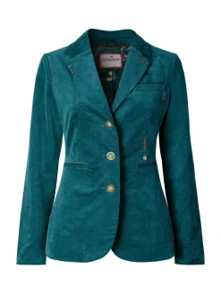 - Stitch Detail Velvet Jacket*Joe Browns