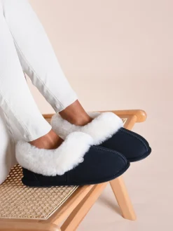 - Blue Ladies Classic Sheepskin Slipper*Just Sheepskin Best