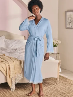 - - Modal kamerjas met kanten afwerking*Laura Ashley New