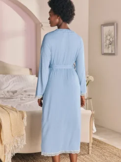 - - Modal kamerjas met kanten afwerking*Laura Ashley New