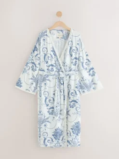 Blauw - Josette badjas*Laura Ashley Clearance
