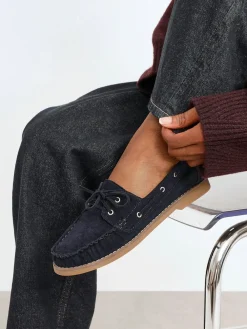 - Frame Slip-On Loafers With Ruched Front Detailing*Linzi Outlet