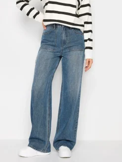 - jeans met wijde pijpen van 100% katoen*Long Tall Sally Best