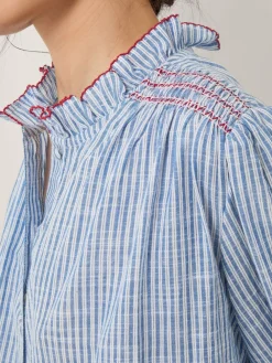 - Maeve Ruffle Stripe Shirt*Monsoon Online