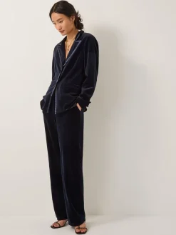 - Mila Single Breasted Velvet Blazer*Monsoon