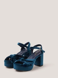 - Nola Velvet Platform Heels*Monsoon Online