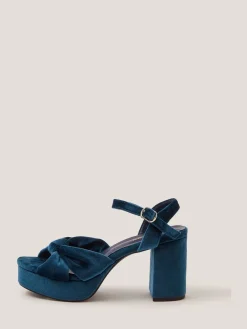 - Nola Velvet Platform Heels*Monsoon Online