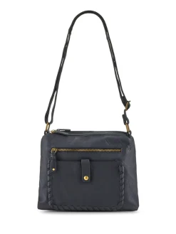 - Multi-Pocket Leather Cross-Body Bag*Pavers Clearance