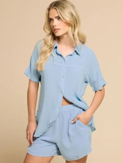 - Acid Wash 100% Cotton Shorts*PixieGirl Petite Clearance